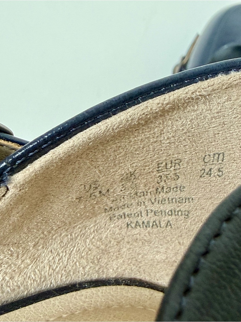 LIFE STRIDE Kamala Navy Pointed-Toe Cross-Strap Heels—SZ. 7.5 - Picture 13 of 14